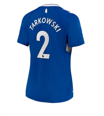 Everton James Tarkowski #2 Hjemmedrakt Kvinner 2022-23 Kortermet